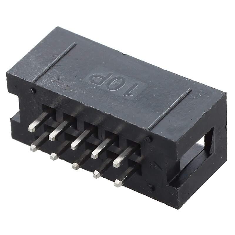 10 Stuks 2X5 Pin 2.54Mm Pitch Double Row Pcb Idc Headers