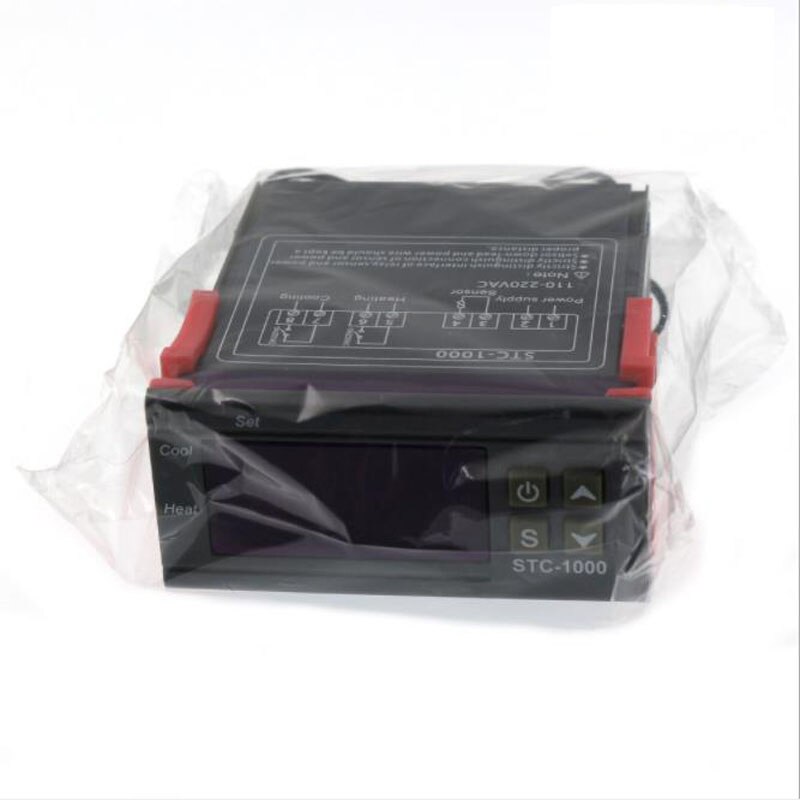 Stc-1000 digital display thermostat refrigeration and heating temperature controller 12V 24V 220V STC-1000
