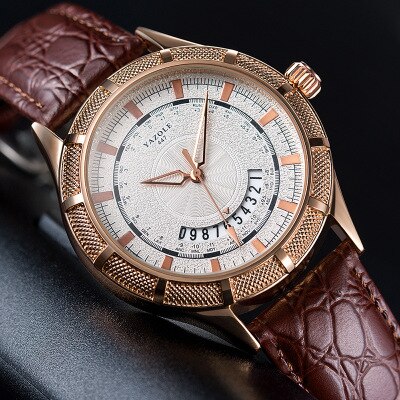 YAZOLE 447 neue herren uhr kalender quarz uhr nicht-mechanische uhr Export uhr: A03