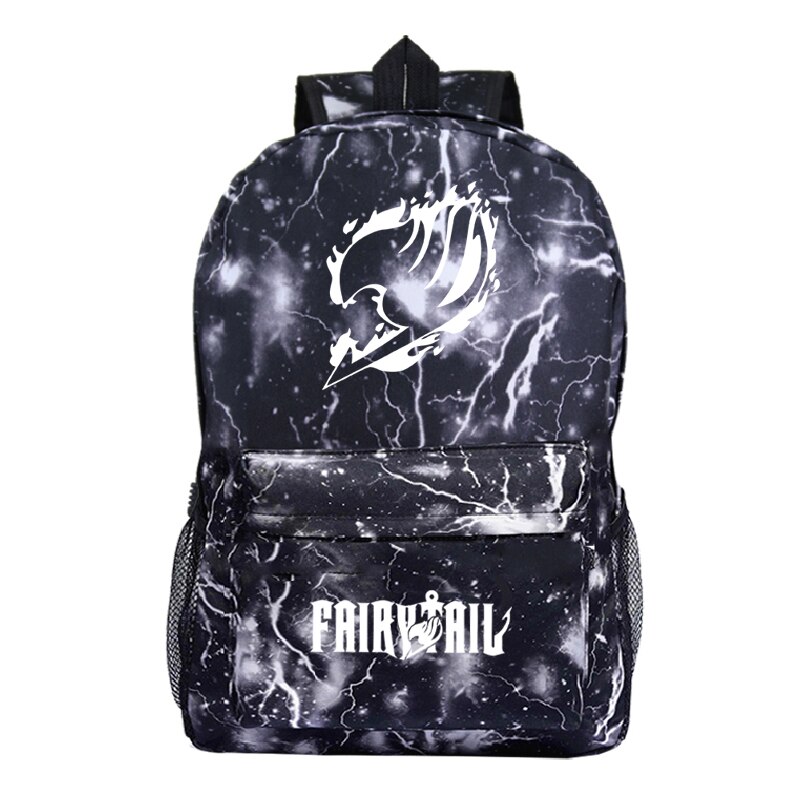 Fairy Tail Backpack Men Women Boys Girls School Mochila Beautiful Back to College Rucksack: 8