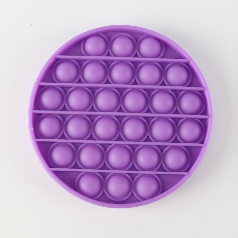 drücken blasiert Sensorischen Spielzeug Autismus Bedürfnisse Squishy Stressabbau Spielzeug Erwachsene Art Lustige Anti-betonen Zappeln Reliver betonen Spielzeug: Violett