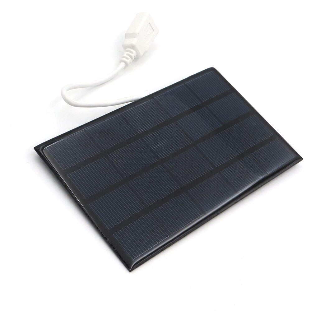 Solar Panel 5V 2W with USB Port Standard Epoxy polycrystalline Silicon DIY Battery Power Charge Module Mini Solar Cell toy