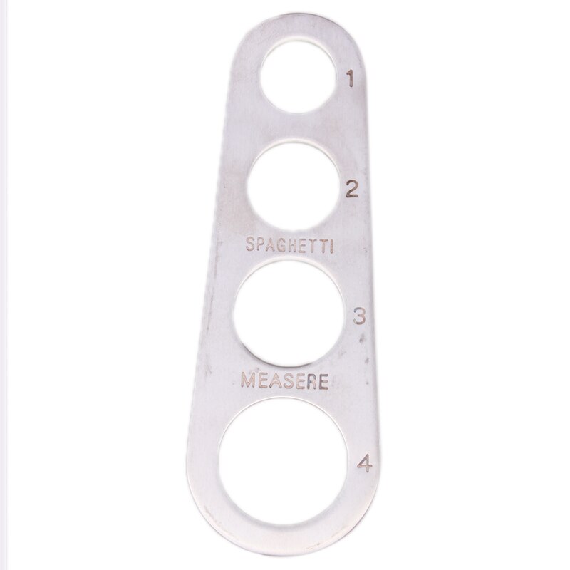 Kitchen Accessories Stainless Steel Spaghetti Measurer Pasta Ruler Measuring Tool With 4 Serving Portion Control Tool MA678669