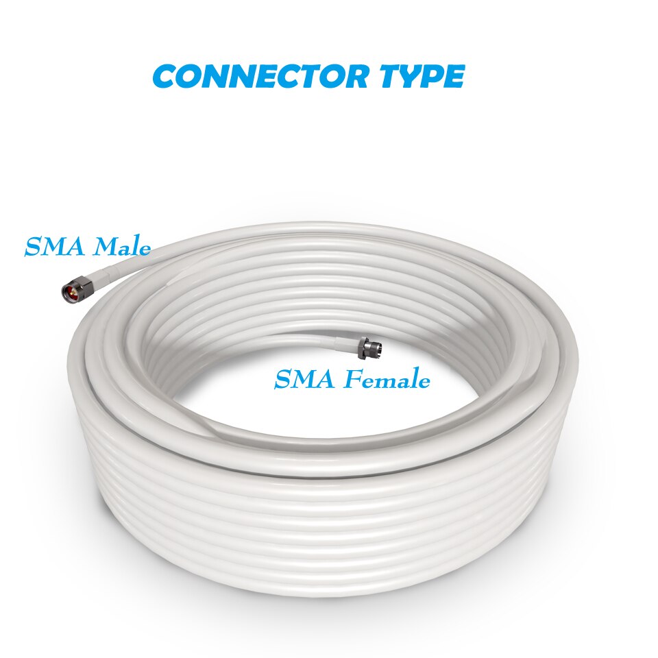 SMA 10 Meter Koaxialkabel für Anschluss Außen-oder Innen Antenne praktisch KW13A KW16L-S Signal Verstärker Verstärker Booster