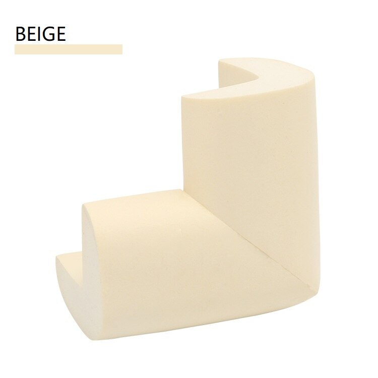 12 pièces Table coin protecteur Anti-collision Angle anti-dérapant épaissir Table coin Double face colle plus épaisse sécurité bébé protecteur: L-Beige