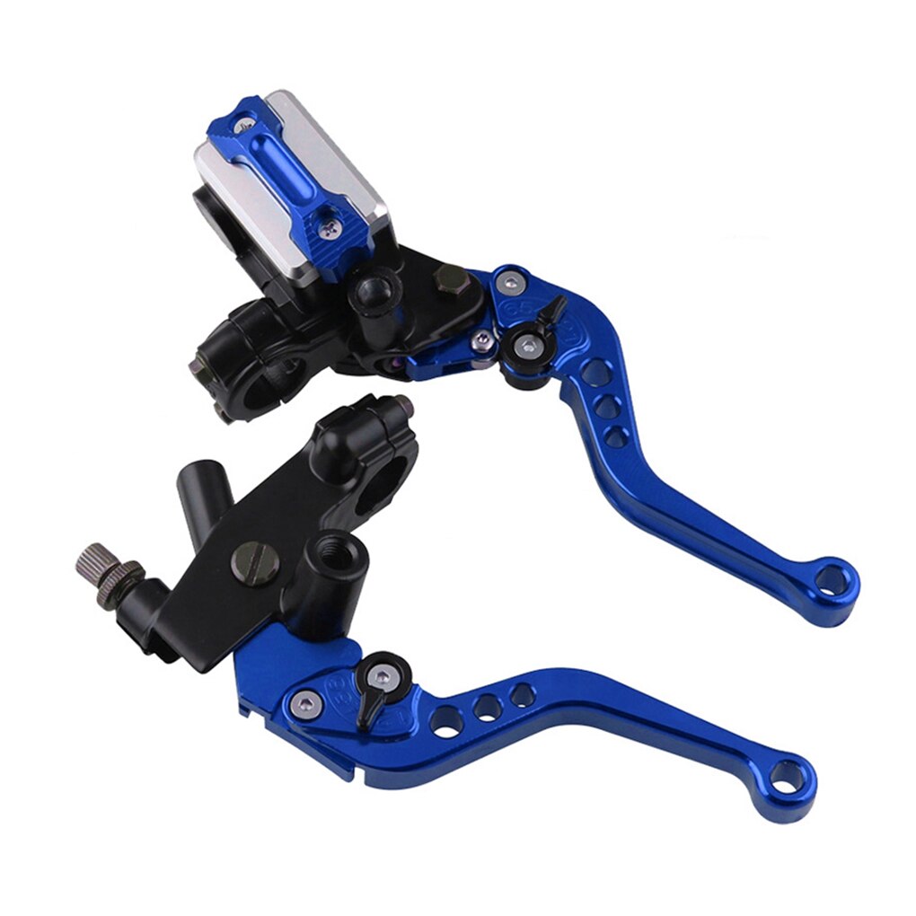 Motorcycle Brake Set Universal Alloy Front Brake Master Cylinder Cable Clutch with Adjustable Levers: NO.5