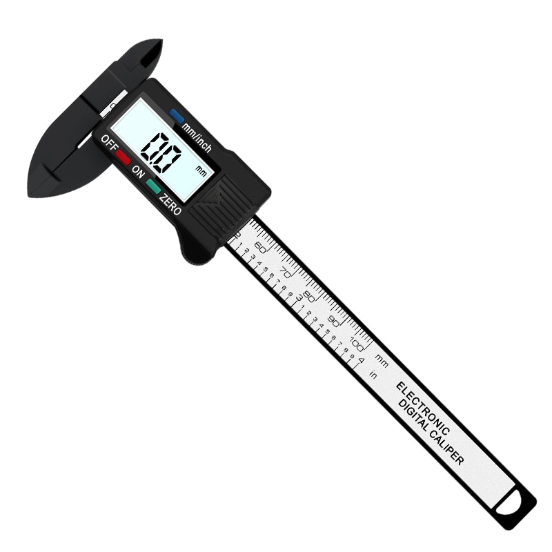 0-150mm digital display plastic Vernier caliper measuring Student Mini tool ruler