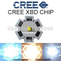 10 pcs X Cree XBD XB-D 3 W LED Emitter Chip Warm Wit 3000-3200 K; koud Wit 6300-6500 K ROOD GROEN BLAUW LED CHIP met 16 MM PCB