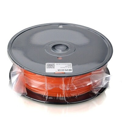 JGAURORA rouge noir Filament 3D imprimante PLA 1.75mm 1kg Filament plastique Multi couleurs pour Prusa i3/FDM 3d imprimantes: Orange