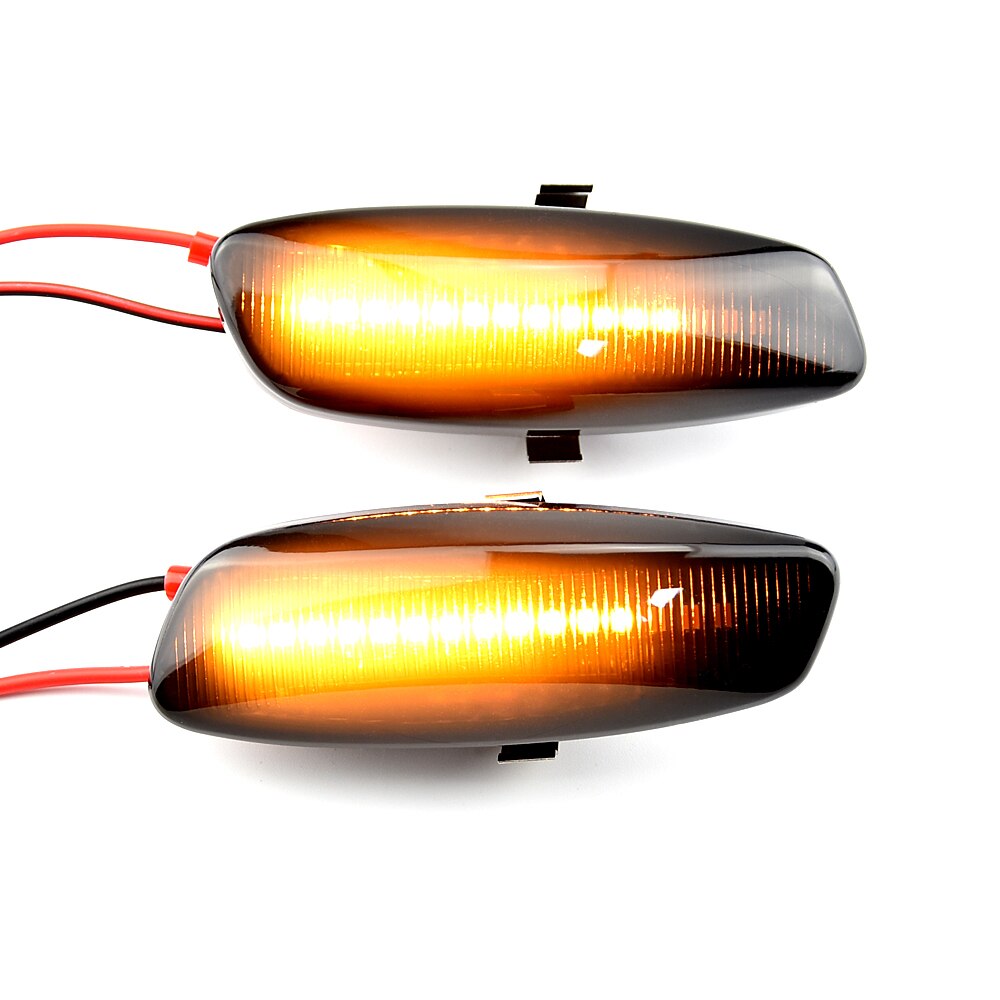 2Pcs Dynamic LED Side Marker Lights Turn Signal Light Blinker For Citroen C3 C4 C5 DS3 DS4 For Peugeot 207 308 3008 5008 RCZ