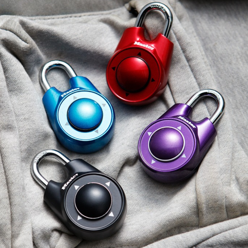 Master Keyless Lock Draagbare Combinatie Directioneel Wachtwoord Hangslot Gym School Health Club Beveiliging Locker Deurslot Zwart