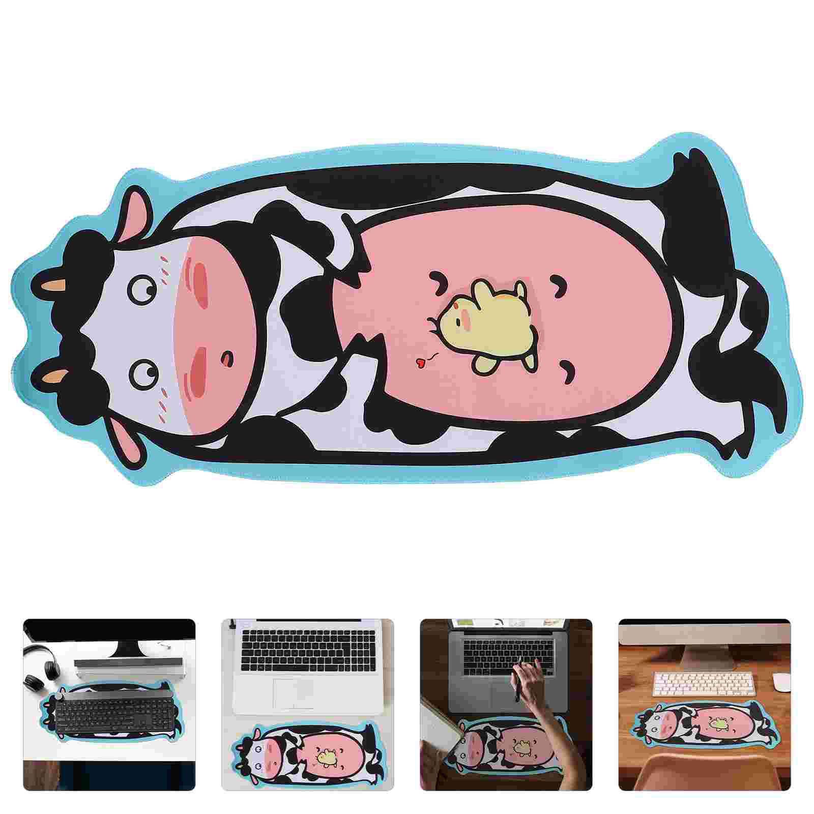 Rubber Pad Office Desk Pad Cartoon Desk Pad Protector Laptop Pad