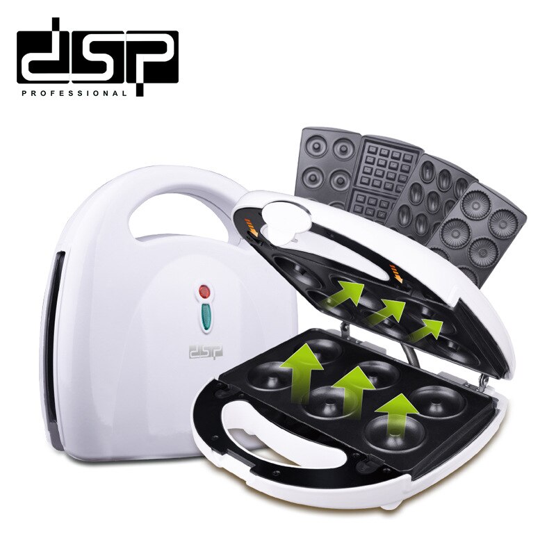 Vier-In-een Wafel Machine Donut Machine Kleine Cake Machine Sandwich Maker Brood Broodrooster