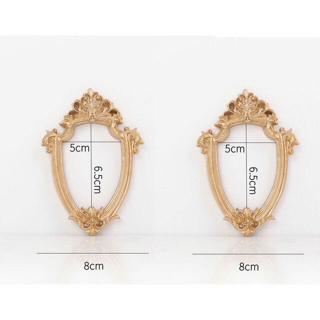 Vintage kuvakehykset hartsi mini pienet kuvat moderni sisustus valokuvaus rekvisiitta häät kehykset desk decoration ornamentti: Kuten kuva 4
