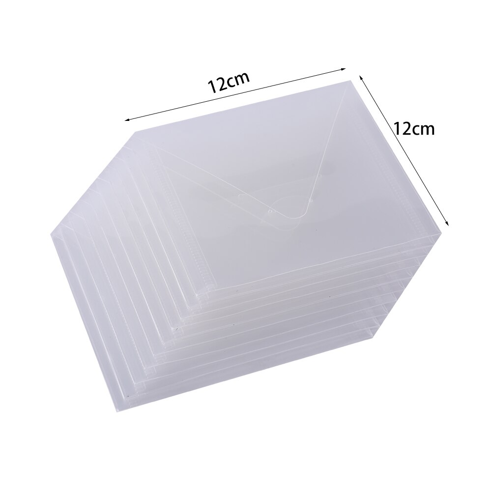 10Stck Schneiden Stirbt Briefmarken Organizer Taschen Klar Umschläge Scrapbooking Schablone Organisatoren Dekorative DIY Schimmel Lagerung Spielereien: 12x12cm