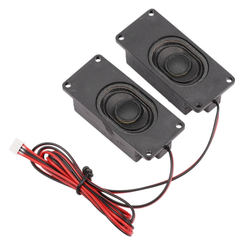 4 Ohm 3W LCD Panel Speaker Amplifier Audio Frequency Output for V59/56/59 3463A SKR.03 - Black (30mm x 70mm) 1 Pair