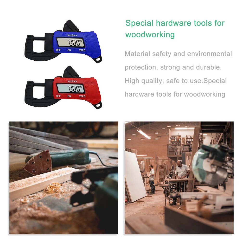 Portable SIze Digital Display Thickness Gauge Caliper Electronic Thickness Meter Width Measuring Tools