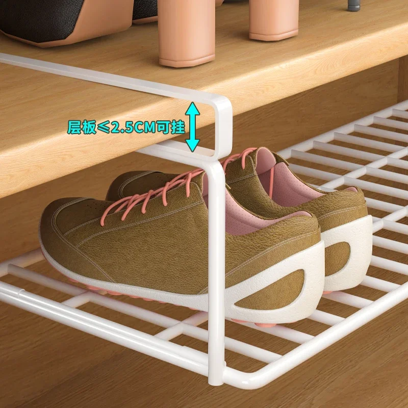 Cesta de rede suspensa, material de ferro, grande capacidade, pendurado sob o armário, parede, guarda-roupa, cesta de armazenamento, ferramentas de cozinha