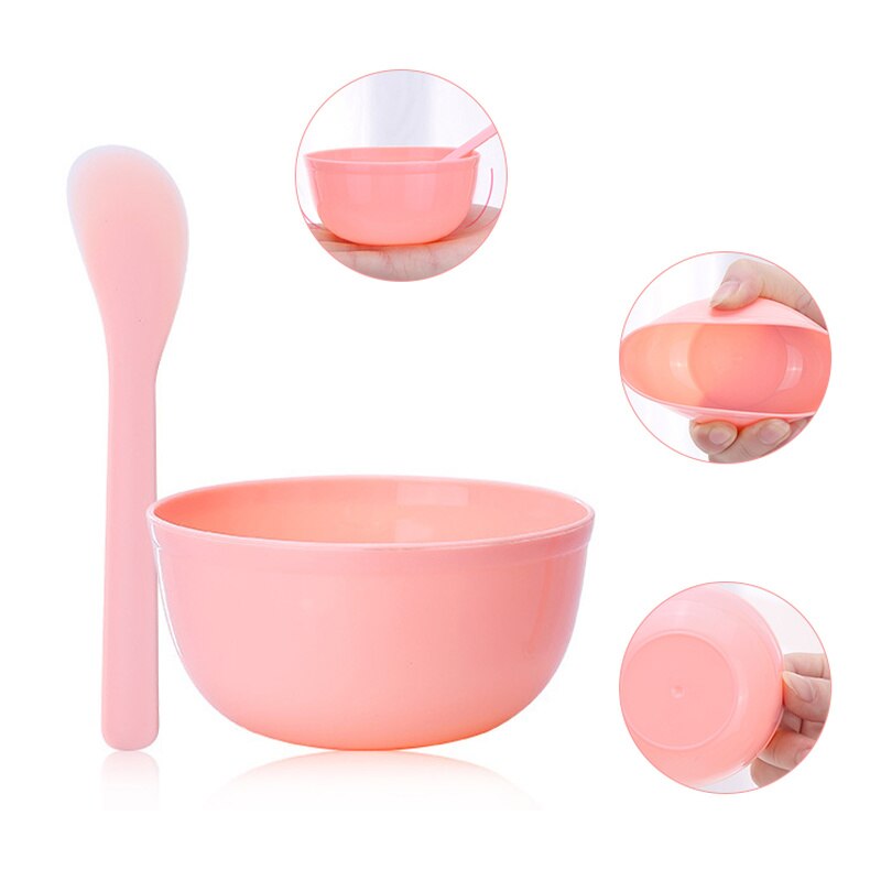 1 Set Facial Skin Care DIY Mask Make Up Face Mask Tool Set Kits Mixing Bowl Stick Set Beauty Facial Skin Care Tools Random Color