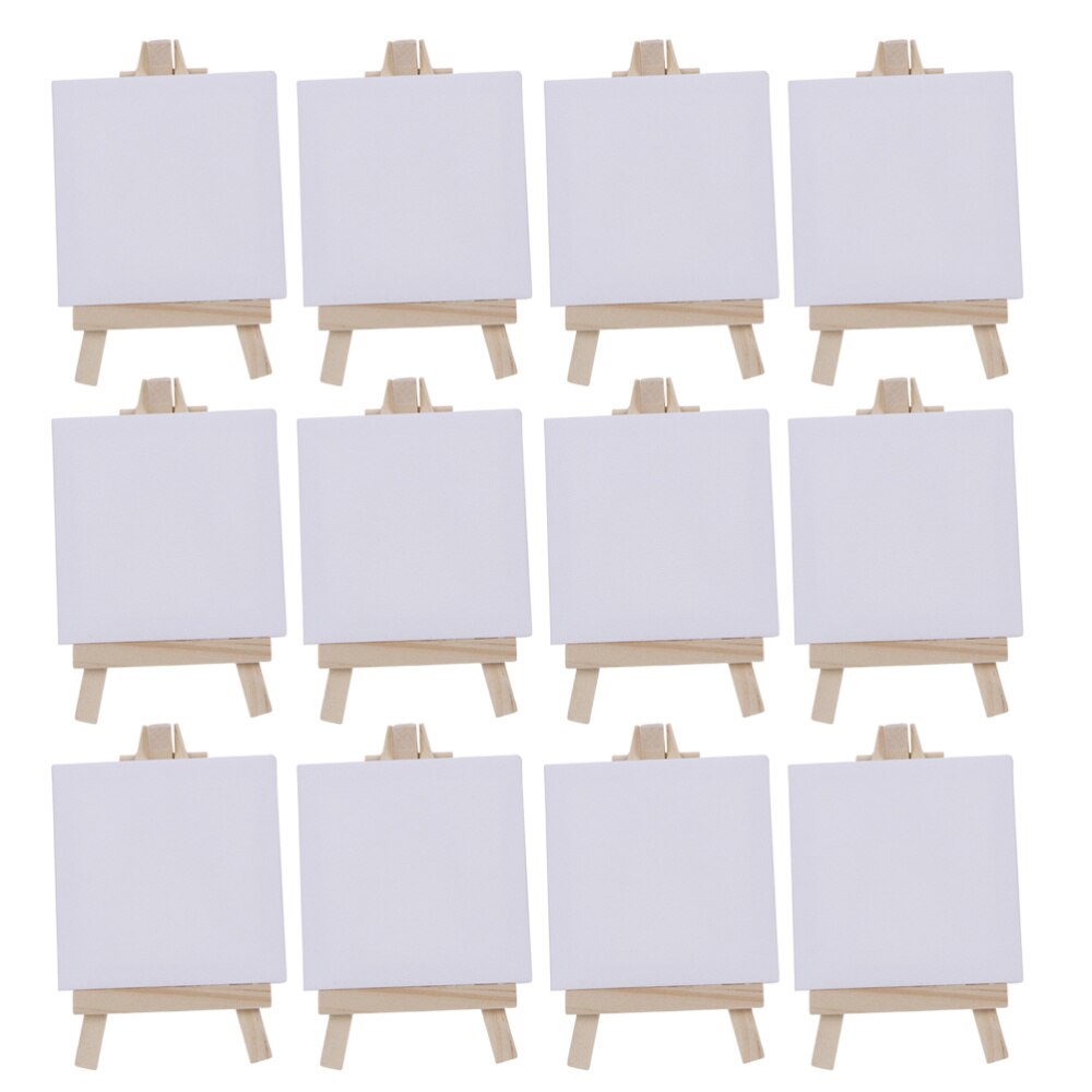 Easel Set Mini Easel Set Lovely Painting Easel Childrens Wooden Easels for Artist Kids: As Shown 1