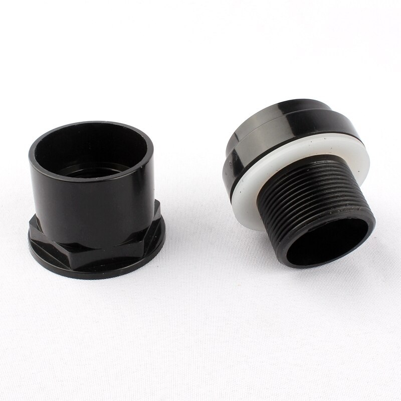 50mm Durable Drain Pipe PVC Pipe Connectors Thicken Fish Tank Drainage Connector Irrigation Water Pipe Fast Joints Fittings