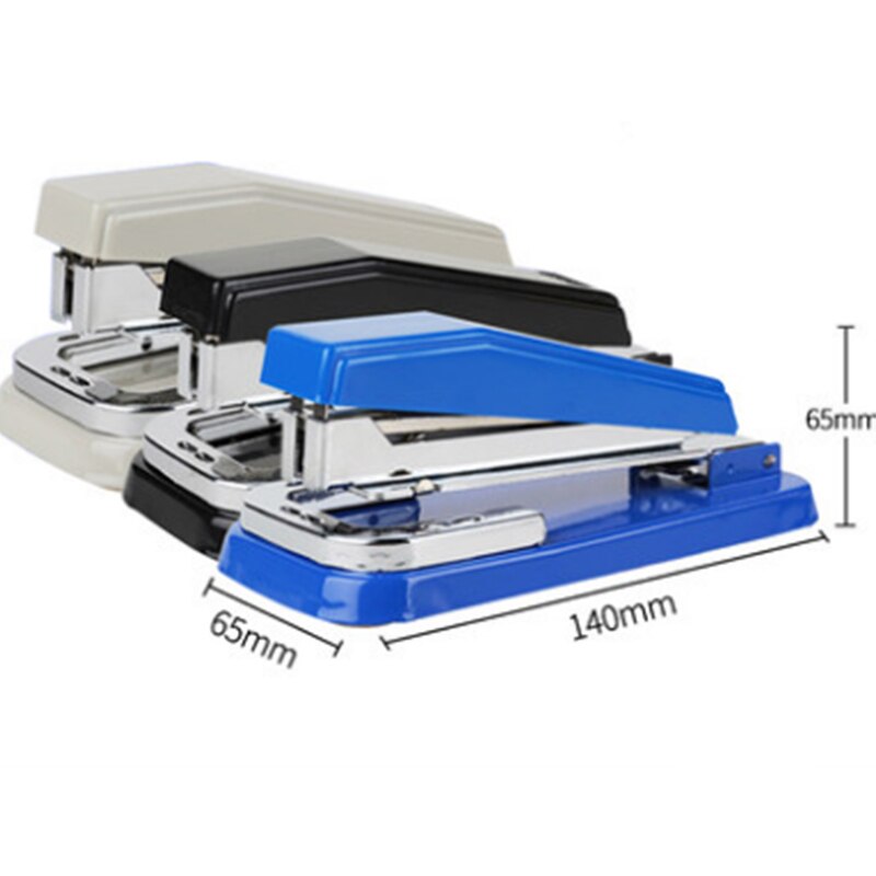 Deli 1Pc 306 Graden Draaibare Metalen Nietmachine Willekeurige Kleur Grote Maat Voor Kantoor School Papier Binding
