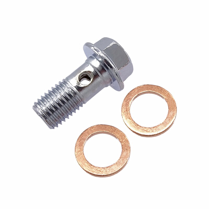 1 einstellen Motorrad M10 x 1,25mm Edelstahl Bremssattel Banjo Schrauben Schrauben Chrom Stahl Für Honda/Kawasaki/suzuki/Yamaha: Typ 2