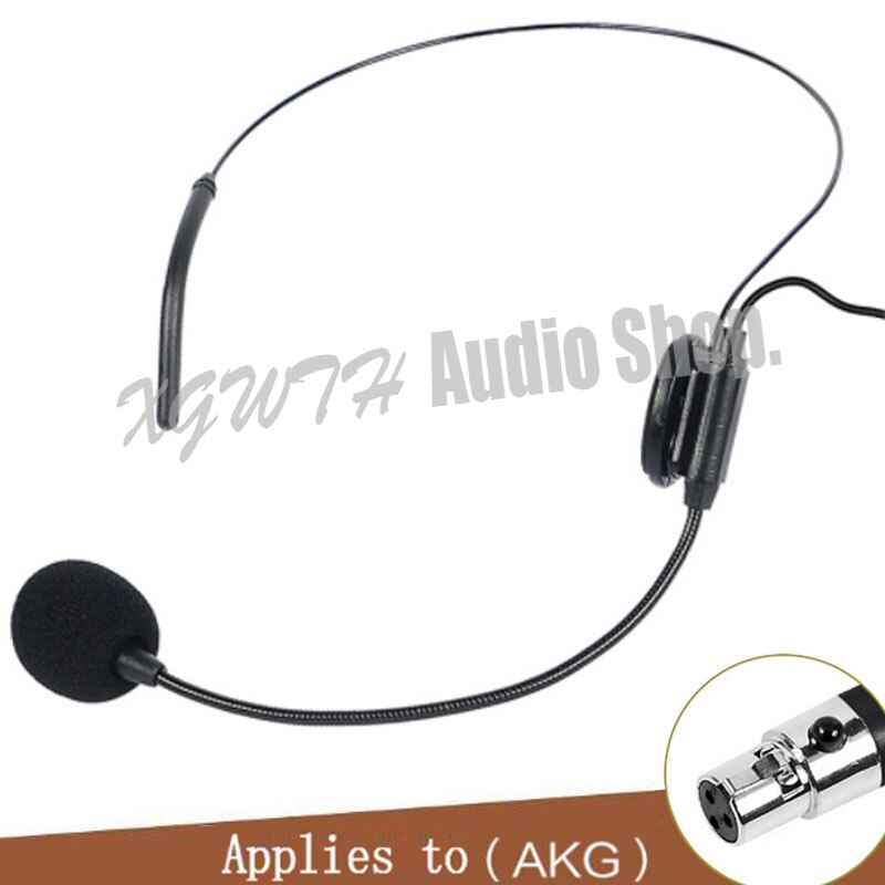 Doppelohr-headset mit kondensatormikrofon für ak g und alle xlr- 3- pin-kopfhörer