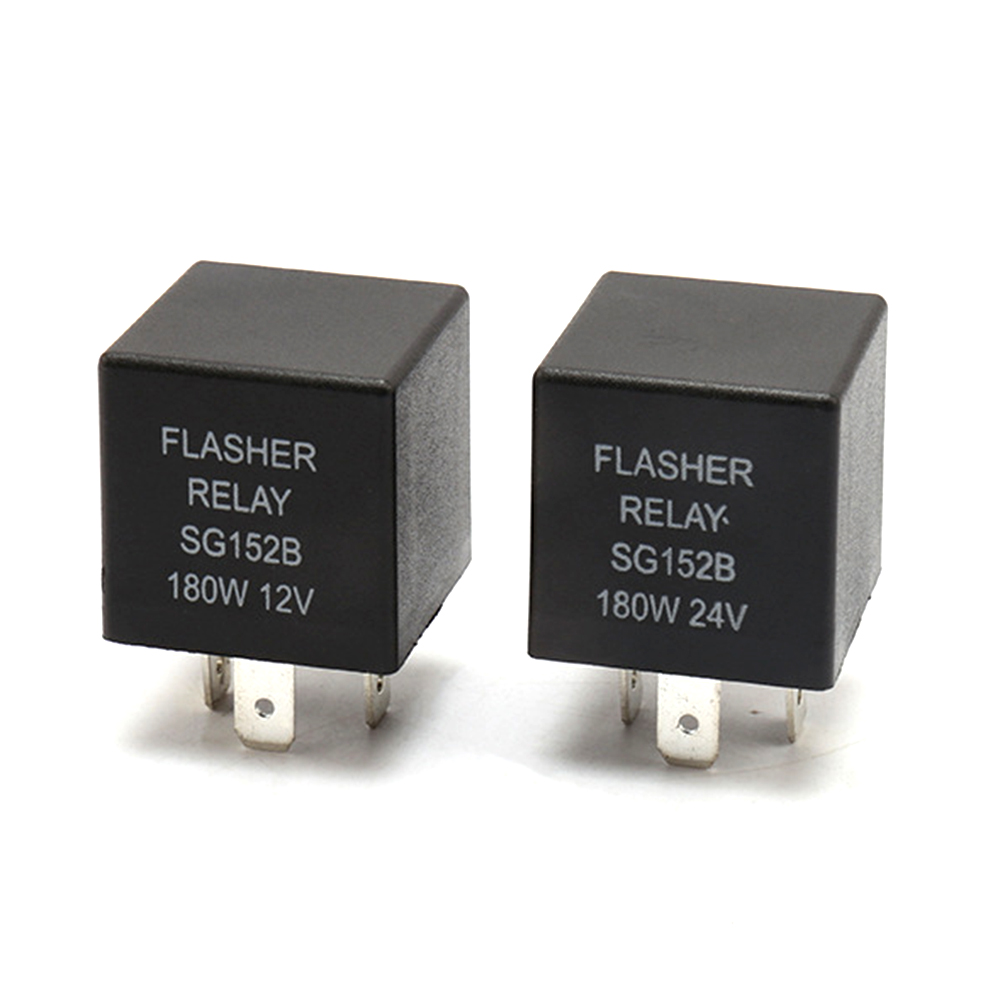 DC12V DC24V car relay 180W 5A-10A car flasher car and motorcycle steering relay 3 pin flash relay electronic module