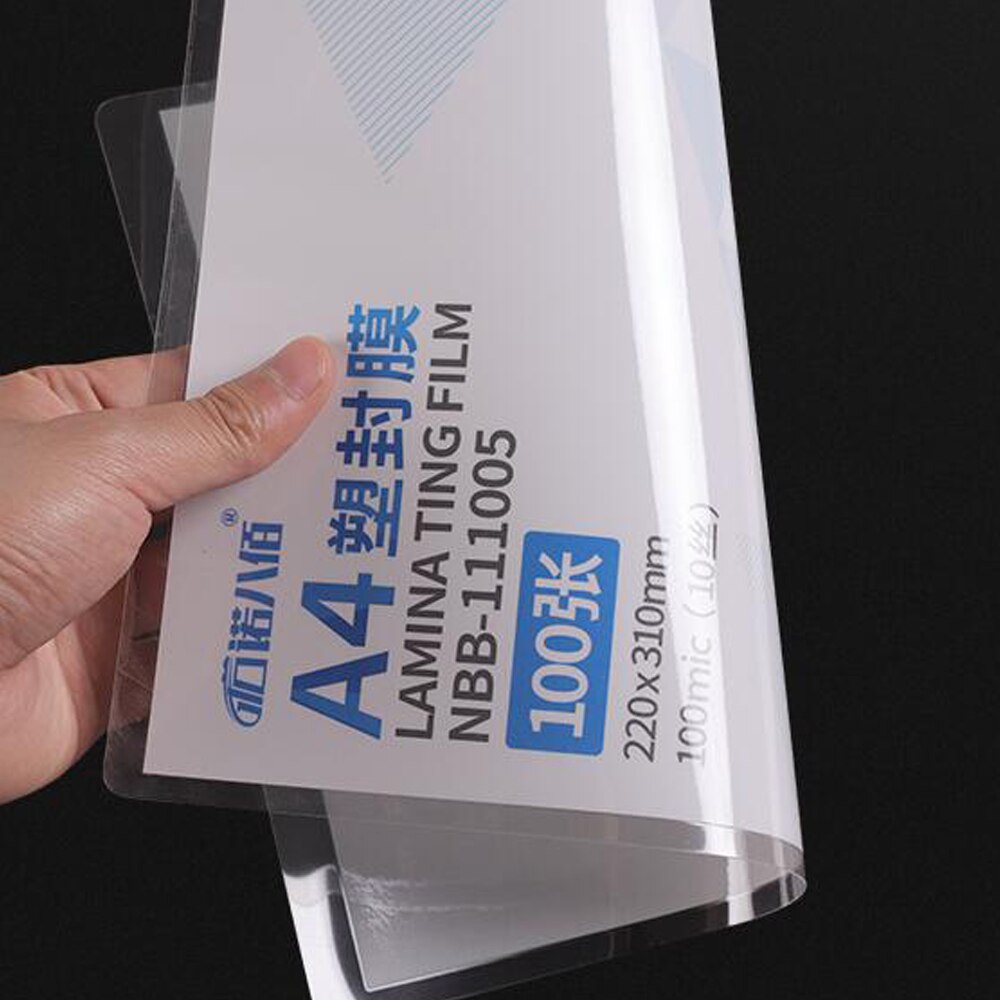 100Sheets 95x135MM 5 Inches for Laminator Machine Photo Paper Laminating Film