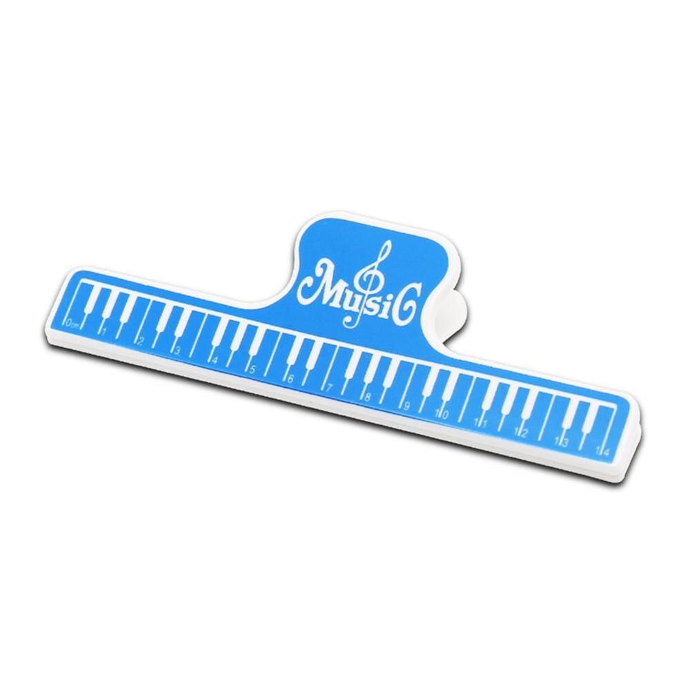 1 Pieces 15cm Plastic Piano Sheet Music Fixed Clip Book Musical Violin Holder Instrument Pianist Paper Guitar Accessories Z0J9: blue