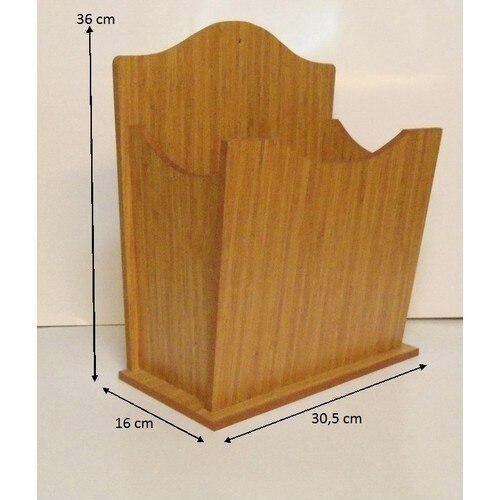 Selena Big size Luxury Wooden Mail Box Villa Type-Bamboo