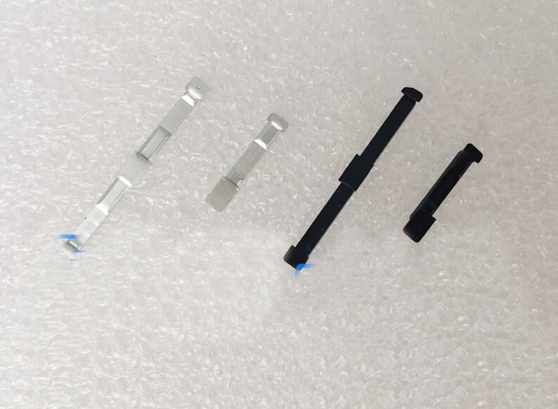 Sort/sølv/rød hus strømknapper, lydstyrke knapper cover til htc one max  t6 809d 803s 8088 8060