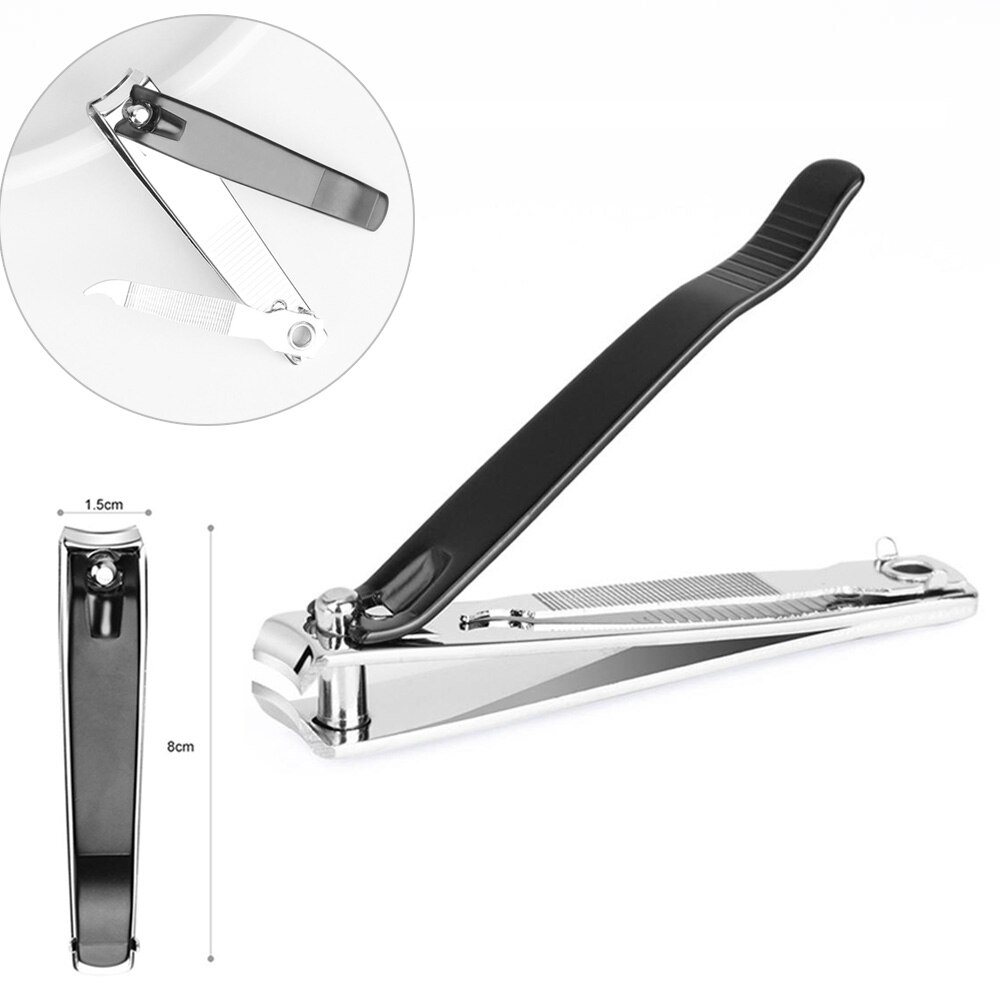 Stainless Steel Foldable Toe Nail Clippers Cutter Men Women Finger Toenail Scissors Nail Trimmer Keychain Manicure Pedicure Tool: F