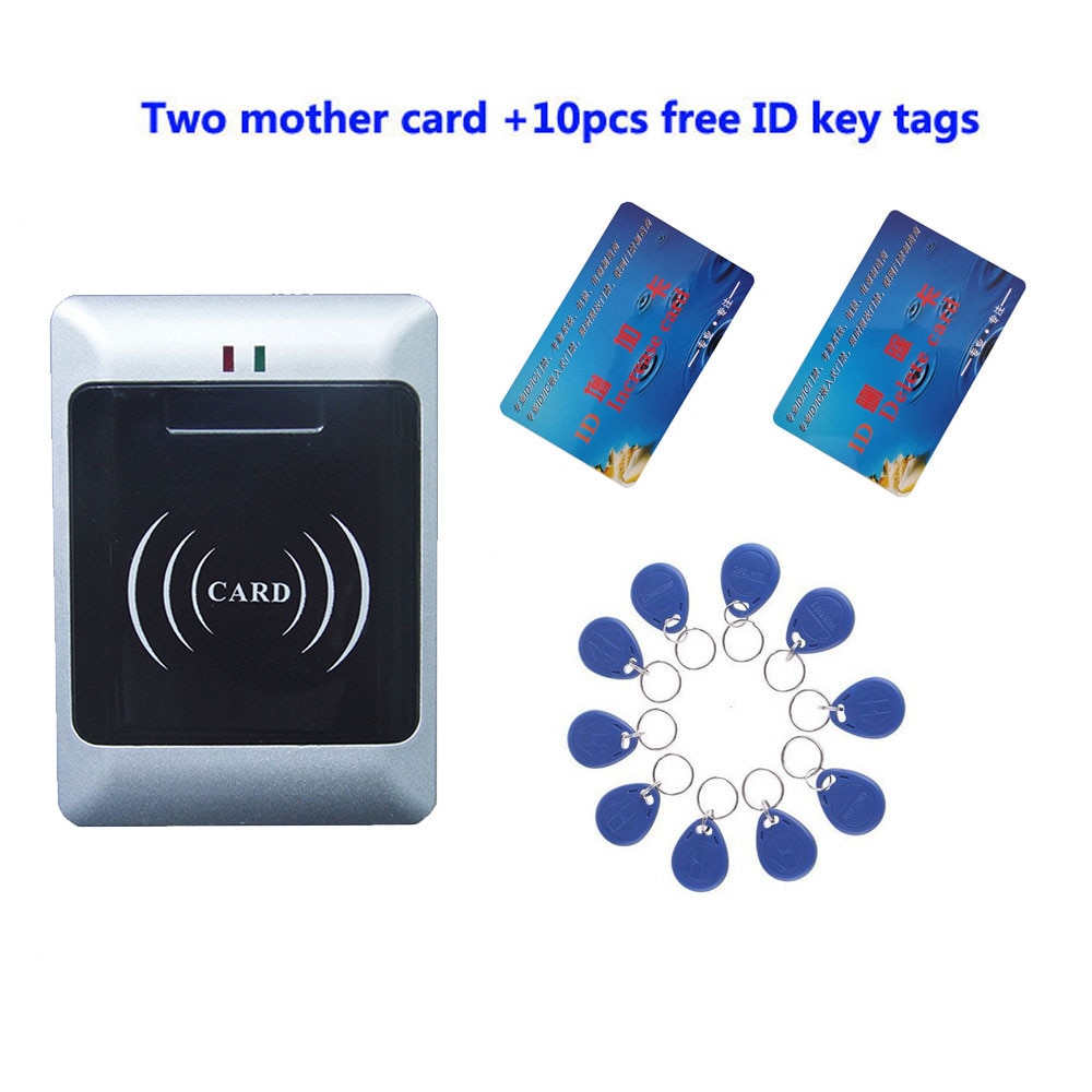 RFID standalone one Door Access Control waterproof IP67 two mother card with 10 em key fob wide voltage power supply