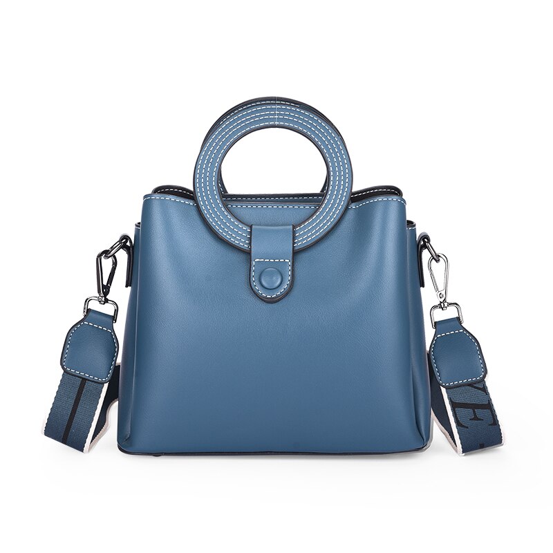 Nuove borse classiche da donna borsa a conchiglia borse retrò borse da donna in pelle PU: Blu