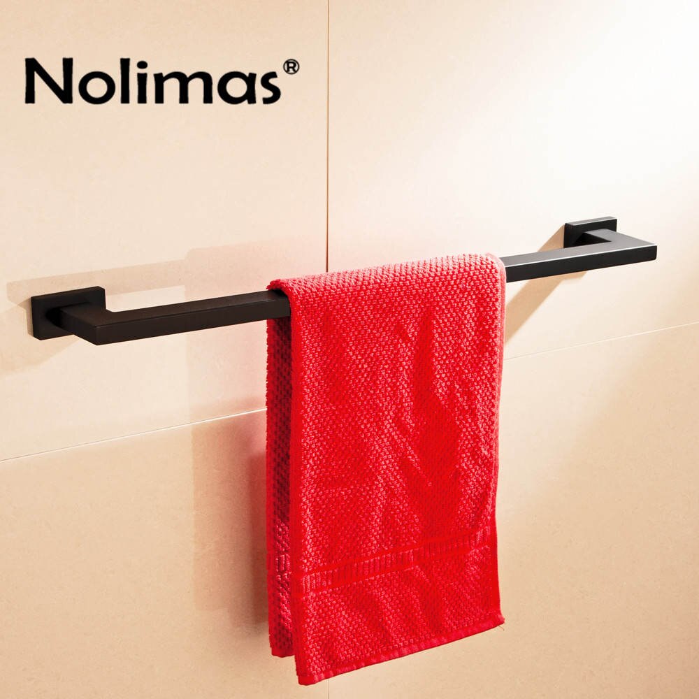 SUS 304 Stainless Steel Bathroom Hardware Set Paper Holder Toilet Brush Holder Towel Bar Bathroom Accessories: Single Towel Bar