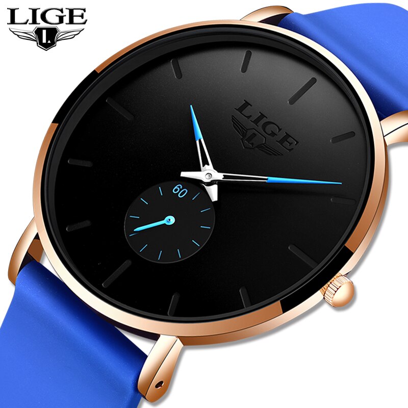 Relogio Masculino Luik Mode Mannen Horloges Analoge Quartz Horloges 30M Waterdichte Sport Lederen Band Horloges Montre Homme