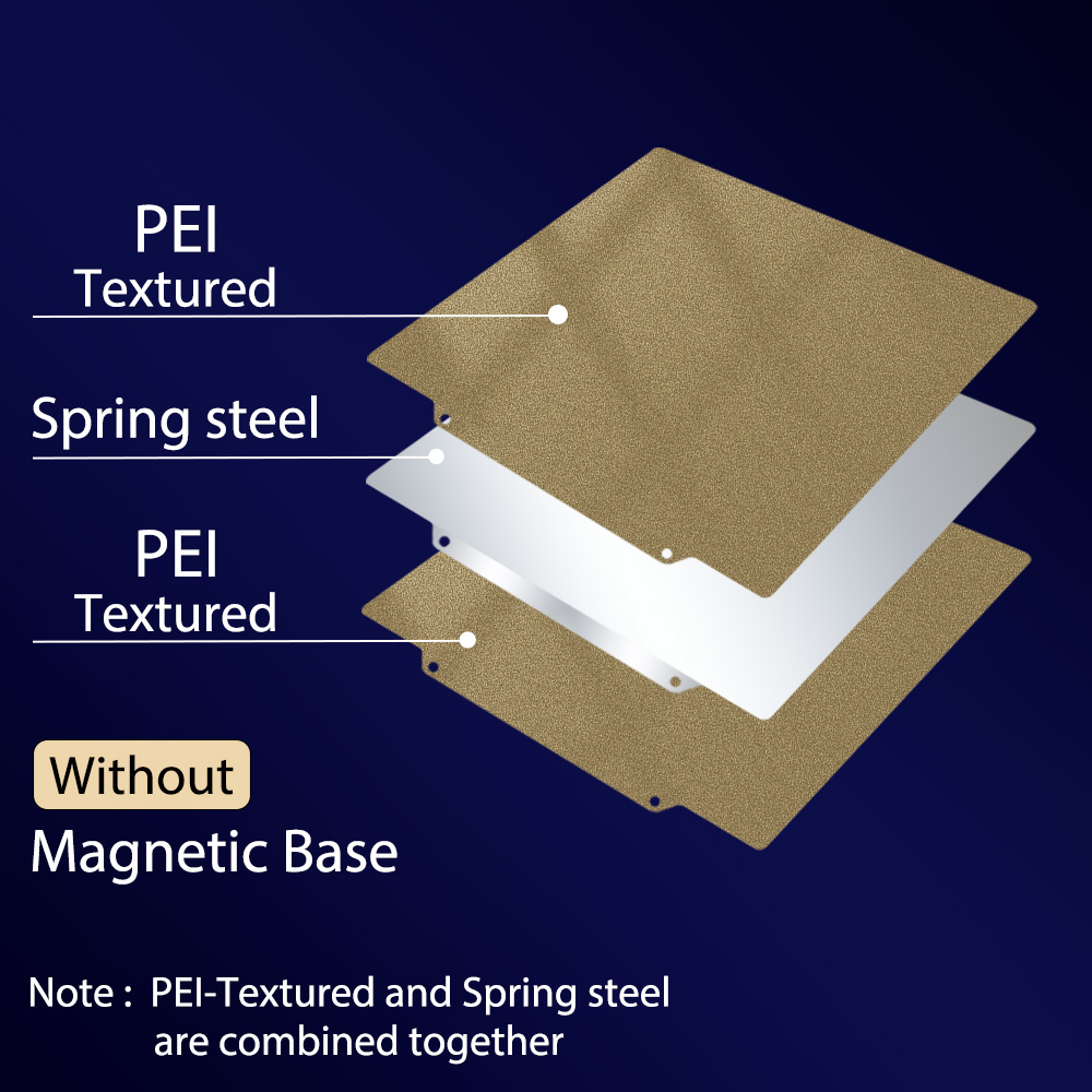 Foglio PEI 235 180 241 257 310 Piastra di costruzione magnetica animale domestico PEI a doppia faccia Lamiera di acciaio per molle Ender 3 Piastra PEI per letto di aggiornamento 310x310: 1.8mm / bianca