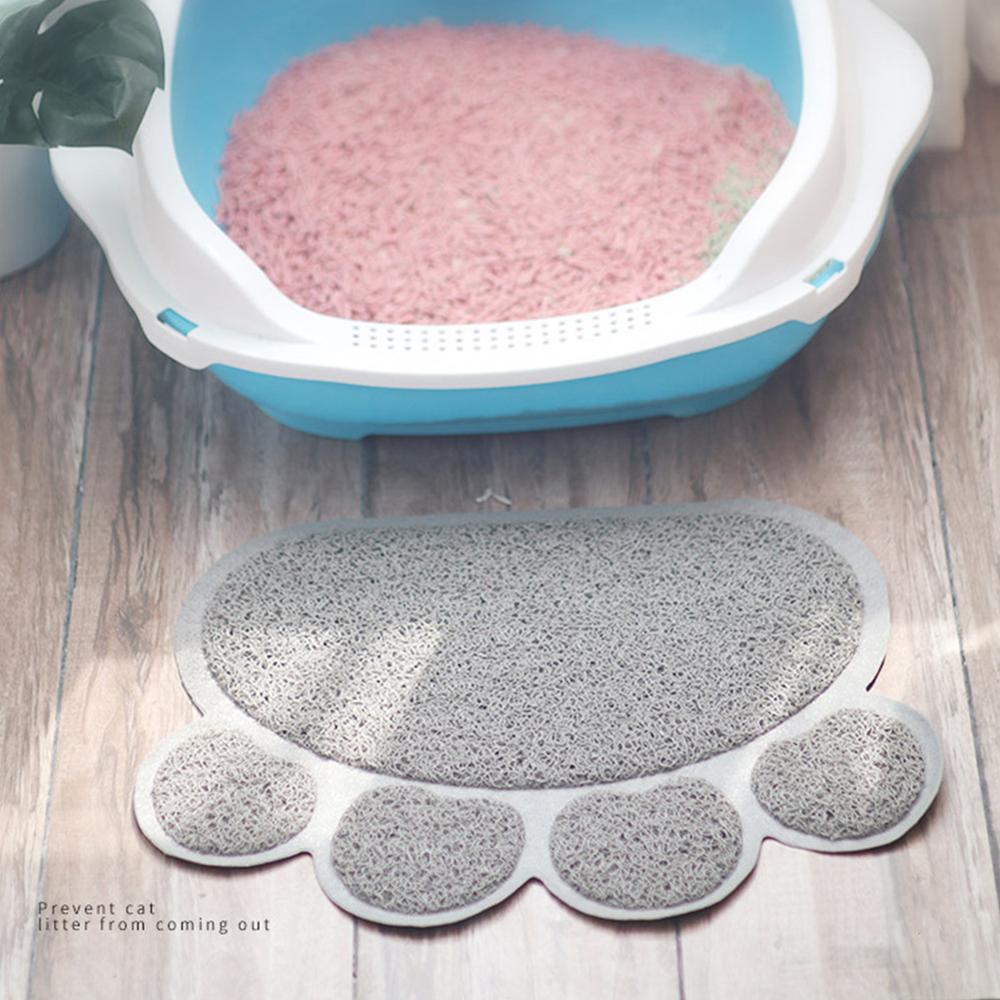 Pet Cat Toilet Mat Cat Litter Trapping Pads Cats Claw Clean Mats Cat Litter Boxes Cleaning Sleeping Pad Puppy Dish Bowl Placemat