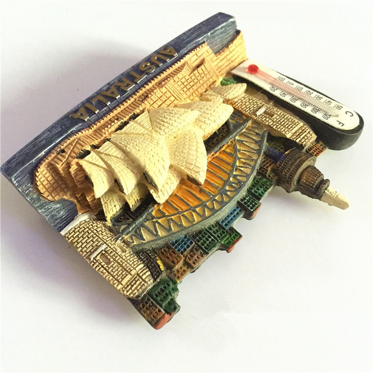 Handmade Painted Sydney Opera House, Australia Koala 3D Fridge Magnets Tourism Souvenirs Refrigerator Magnetic Stickers