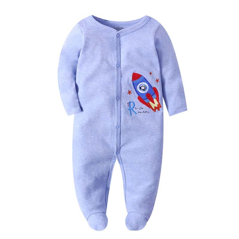 Babykleding met lange mouwen voor meisjes en jongens, rompertjes met lange mouwen, rompertjes voor baby's, pyjama's en rompertjes voor baby's vanaf 0-12 maanden.
