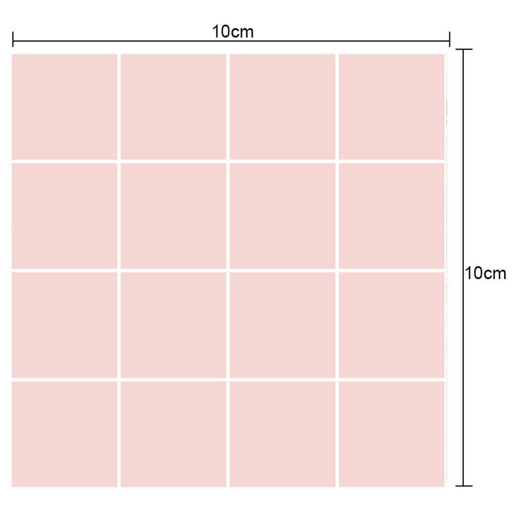 10 piezas de azulejos impermeables, pegatina de mosaico, adhesivo para baño de cocina, inodoro, simplicidad moderna, papel pintado de PVC a prueba de moho y humedad: MSC021