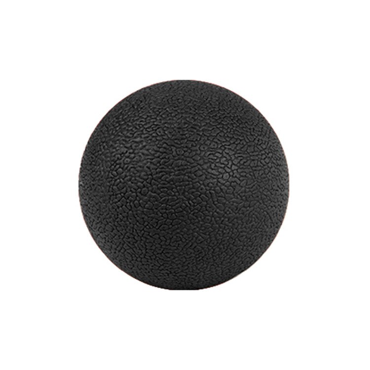 65mm tpe fitness massageboll hockey lacrosseboll avslappning självmassage träning fascia träning färgglad träning: Svart