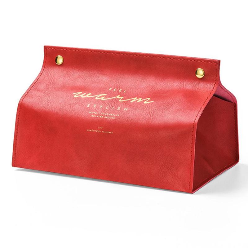 WZNB Lederen multifunctionele tissue box woonkamer afstandsbediening WZNB Lederen multifunctionele tissue box woonkamer afstandsbediening