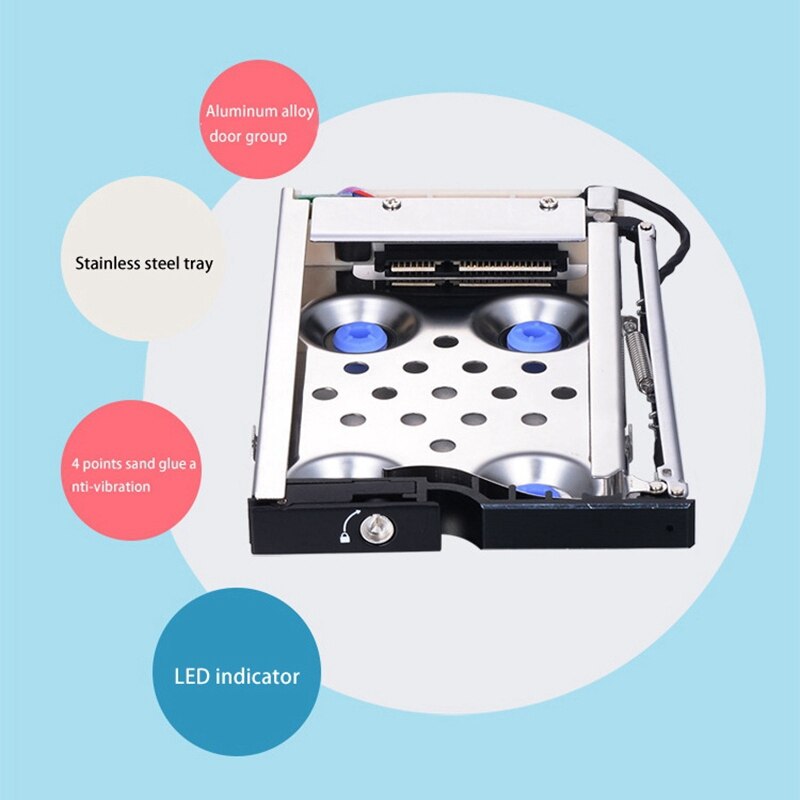 Boîte de rangement pour disque dur interne SSD, 2.5 pouces, pour ordinateur de bureau
