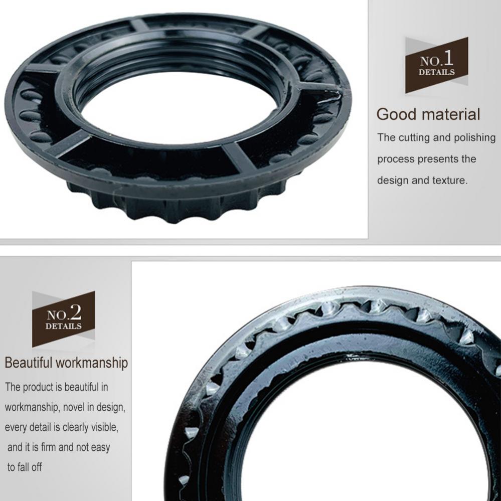 Lamp Holder Ring Light Socket Shade Ring Lamp Shade Collar Rings Retaining Rings Screw Rings for Light Fixtures Pendant Lights