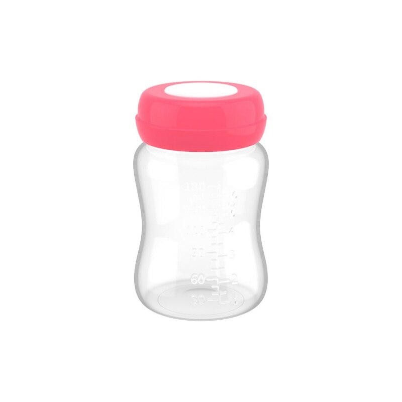180ML Wide Caliber Breast Milk Storage Bottle Fresh-keeping Bottle Leak-proof Septa Refrigerated Storage Bottle: MR