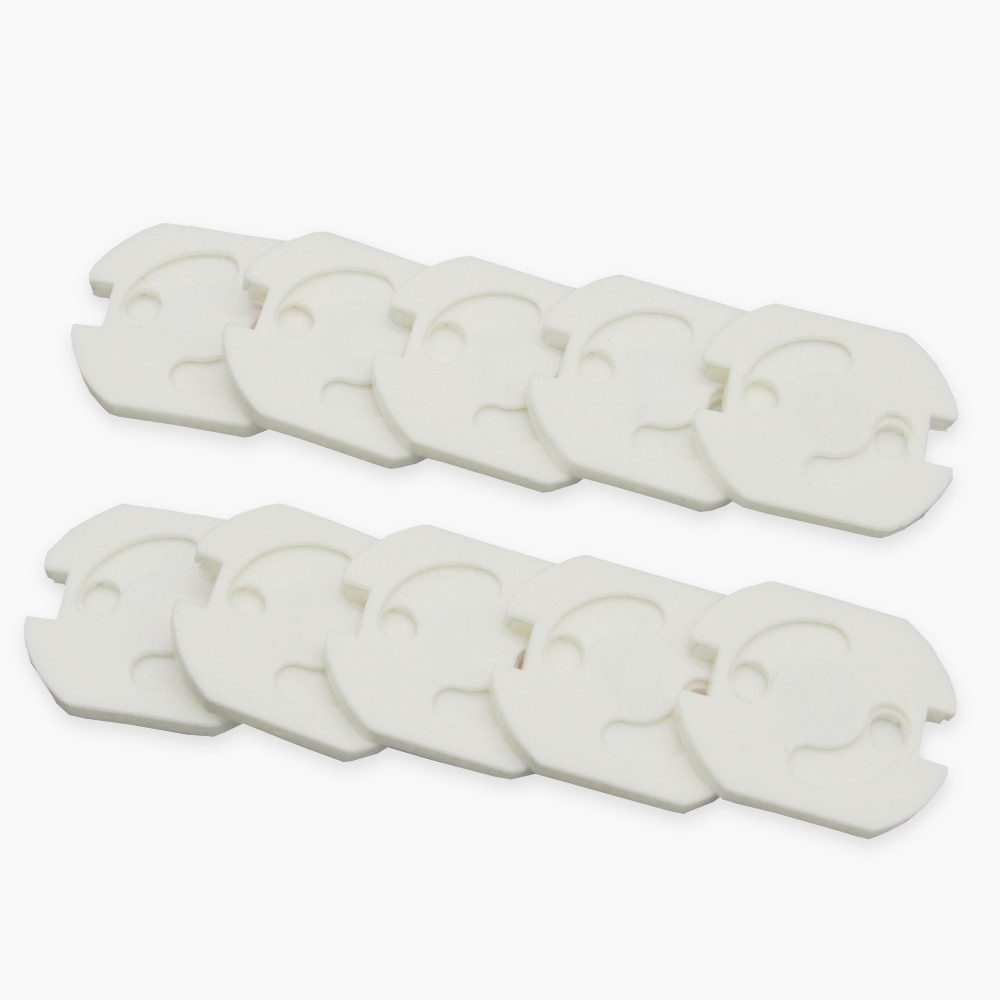 10 Pcs 2 Gaten Sockets Cover Stekkers Kinderen Elektrische Stopcontact Plug Baby Elektrische Veilig Protector Sockets Bescherming Caps