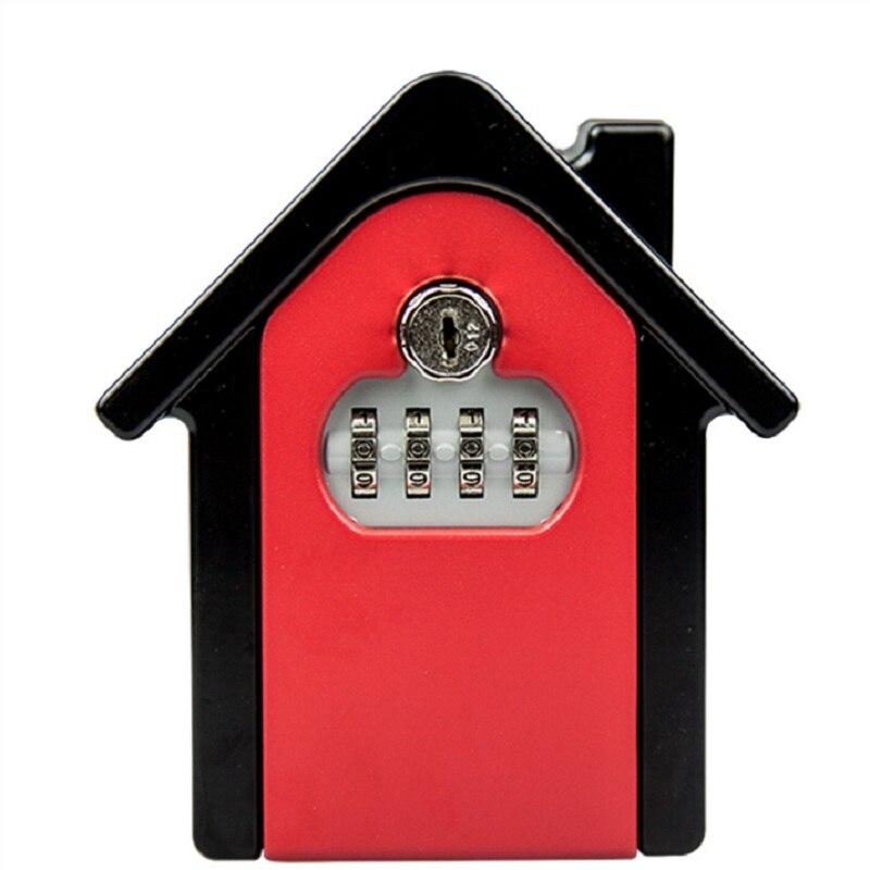 Newest Wall Mounted 4 Digit Combination Password Key Storage Security Safe Digital Lock Outdoor Indoor Key Lock Box Safe